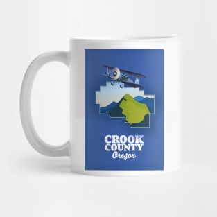 Crook County Oregon map Mug